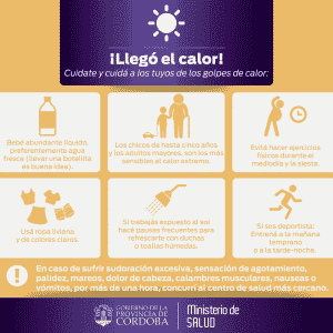 Consejos para evitar golpes de calor