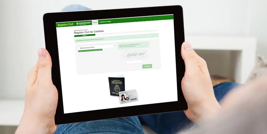 Cómo solicitar turnos en el registro civil de córdoba Turnos dni por internet cordoba