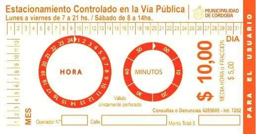 Cómo denunciar a naranjitas ilegales en córdoba 1 Ticket naranjitas – 1