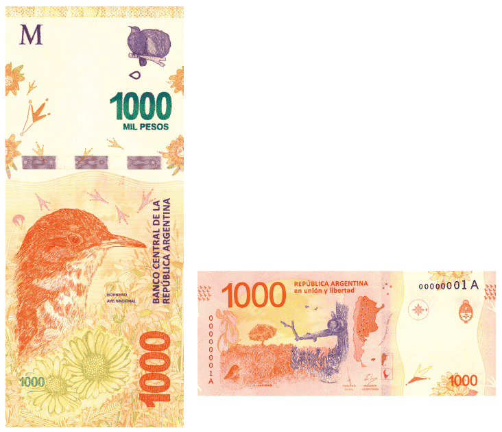 Nuevo billete de $1000 en argentina Nuevo billete de $1000