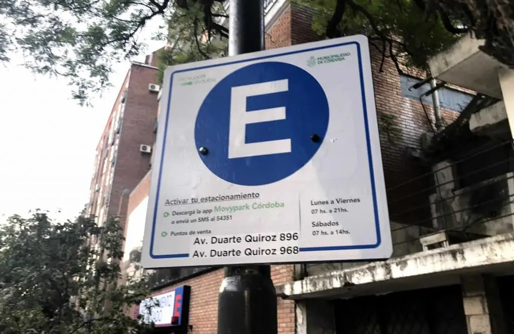 Nuevo sistema de estacionamiento medido en córdoba a través de aplicación