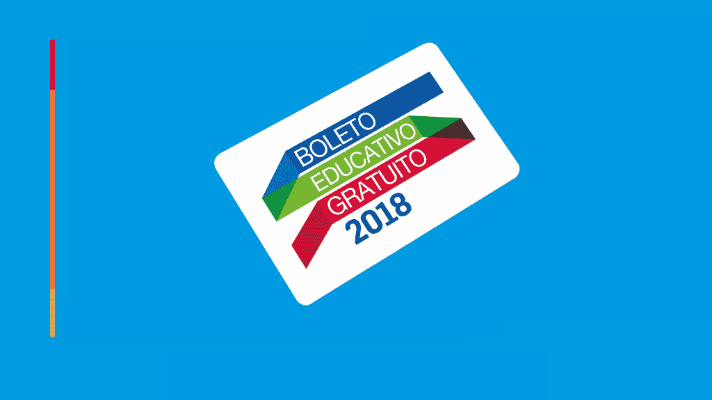 Boleto educativo gratuito 2018