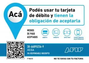 Desde abril es obligatorio recibir tarjeta de débito en comercios de argentina 1 Ejemplo data fiscal