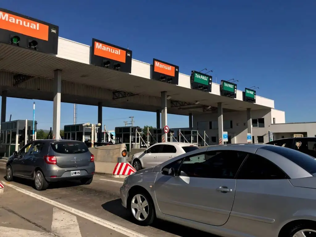 Precios del peaje en cordoba