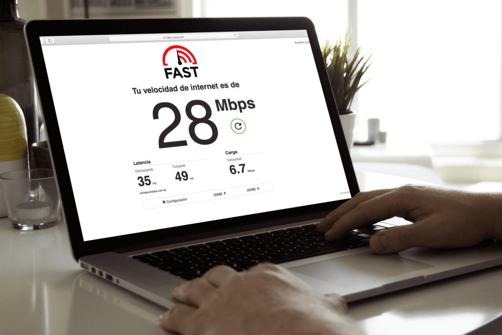 Test de velocidad de internet prueba info de córdoba &ndash; 1