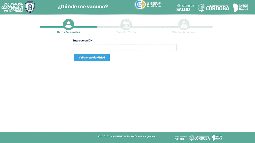 Turnos para la vacuna del covid-19 en córdoba 1 Turnos vacuna covid en cba