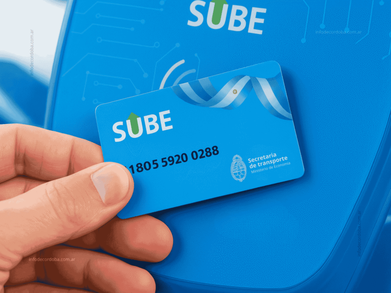 Tarjeta sube en córdoba - nueva