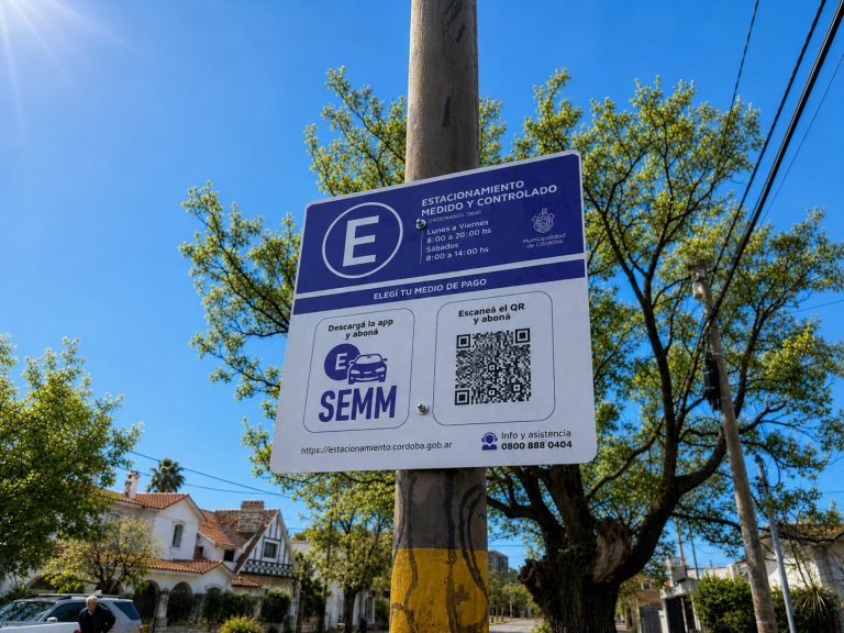 App semm córdoba estacionamiento medido en las calles de córdoba