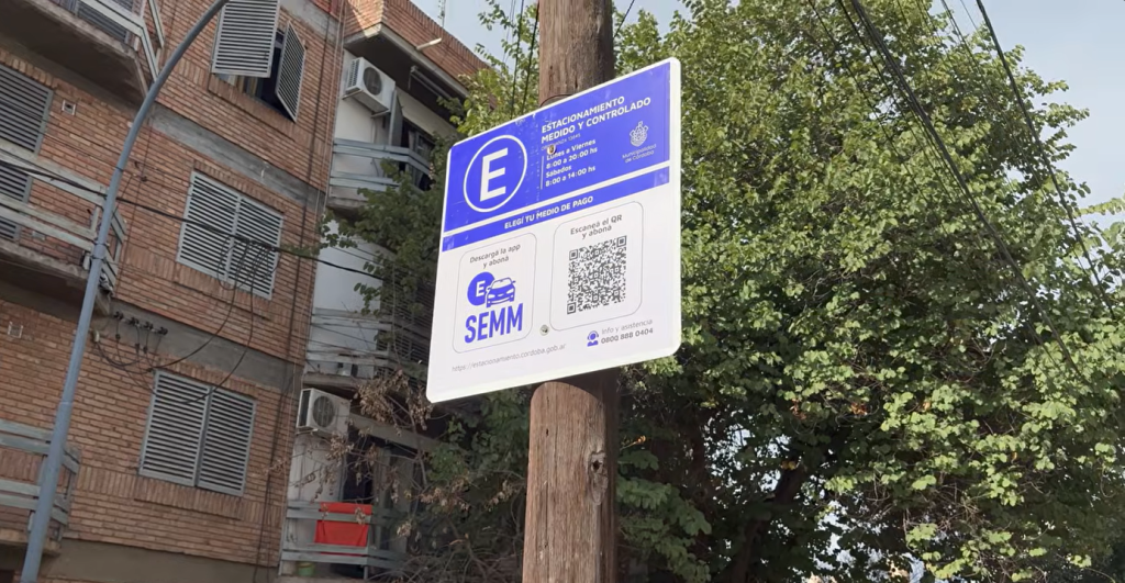 App semm córdoba estacionamiento medido