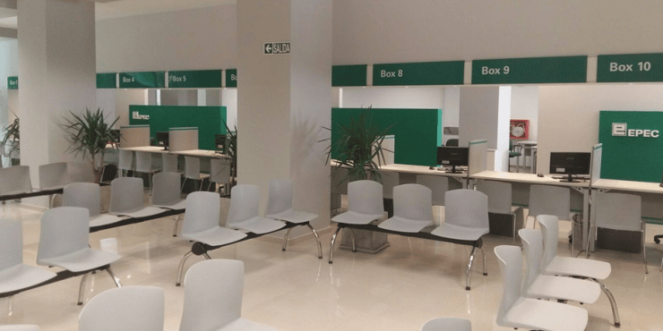Centro de Atención Comercial de EPEC en Nueva Córdoba