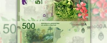 billete de 500 pesos, argentina