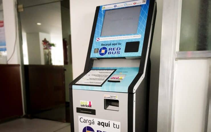 máquinas automáticas de red bus en córdoba para recargar