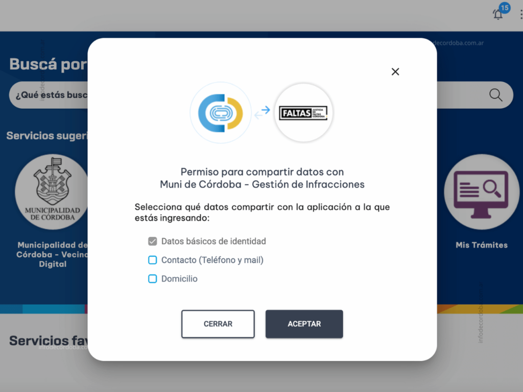 Consulta de multas de tránsito en córdoba capital 1 Cidi + faltas