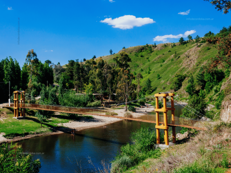 Puente colgante el durazno
